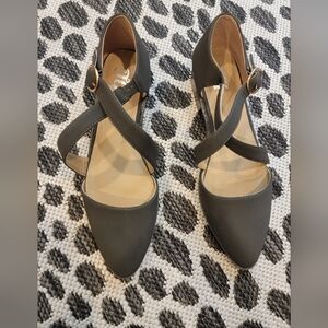 Dark Gray Womens Flats 6.5